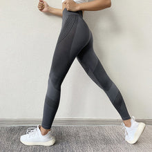 Load image into Gallery viewer, SVOKOR Women Leggings High Waist Peach Hips Gym Leggings Quick-drying Sports.