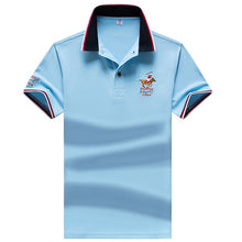 Load image into Gallery viewer, Summer men Polo Shirt 95%synthetic fiber Polo Shirt Mens Short Sleeve Polo Shirt men Embroidered Business Casual Polo Shirt 1733
