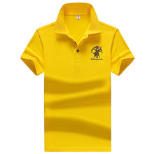 Load image into Gallery viewer, Summer men Polo Shirt 95%synthetic fiber Polo Shirt Mens Short Sleeve Polo Shirt men Embroidered Business Casual Polo Shirt 1733