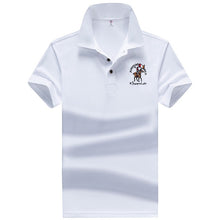 Load image into Gallery viewer, Summer men Polo Shirt 95%synthetic fiber Polo Shirt Mens Short Sleeve Polo Shirt men Embroidered Business Casual Polo Shirt 1733
