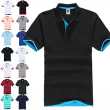 Load image into Gallery viewer, Brand Polo Shirt Men Summer Desiger Pure Cotton Short Sleeve Shirt Business Casual Breathable Polo Shirt Jerseys Plus Size 3XL