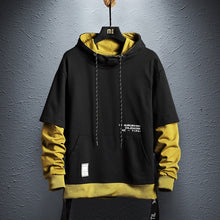 Load image into Gallery viewer, Hoodie Sweatshirt Mens Hip Hop Pullover Hoodies Streetwear Casual Fashion Clothes colorblock hoodie 2019 cotton
