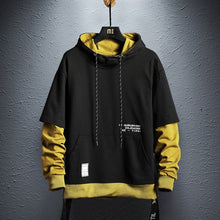 Load image into Gallery viewer, Hoodie Sweatshirt Mens Hip Hop Pullover Hoodies Streetwear Casual Fashion Clothes colorblock hoodie 2019 cotton
