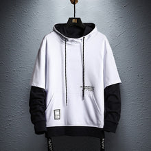 Load image into Gallery viewer, Hoodie Sweatshirt Mens Hip Hop Pullover Hoodies Streetwear Casual Fashion Clothes colorblock hoodie 2019 cotton
