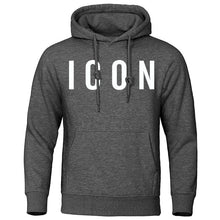 Load image into Gallery viewer, Icon Print Mens Hoodies 2019 Autumn Winter Sweatshirt Hot Sale Fashion Hoodie Casual hip hop Sweatshirt Autumn New Men Tracksuit
