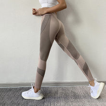 Load image into Gallery viewer, SVOKOR Women Leggings High Waist Peach Hips Gym Leggings Quick-drying Sports.
