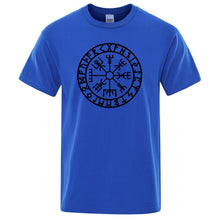 Load image into Gallery viewer, Men Vikings Odin Warrior Legend T Shirt Pure Cotton Tops Tee Novelty Men Short Sleeve Crewneck Tees Summer Cotton Mens T-Shirts
