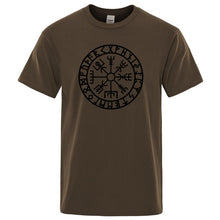 Load image into Gallery viewer, Men Vikings Odin Warrior Legend T Shirt Pure Cotton Tops Tee Novelty Men Short Sleeve Crewneck Tees Summer Cotton Mens T-Shirts
