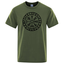 Load image into Gallery viewer, Men Vikings Odin Warrior Legend T Shirt Pure Cotton Tops Tee Novelty Men Short Sleeve Crewneck Tees Summer Cotton Mens T-Shirts

