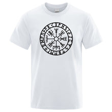 Load image into Gallery viewer, Men Vikings Odin Warrior Legend T Shirt Pure Cotton Tops Tee Novelty Men Short Sleeve Crewneck Tees Summer Cotton Mens T-Shirts

