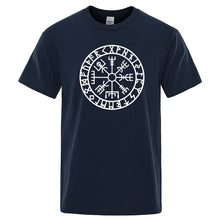 Load image into Gallery viewer, Men Vikings Odin Warrior Legend T Shirt Pure Cotton Tops Tee Novelty Men Short Sleeve Crewneck Tees Summer Cotton Mens T-Shirts
