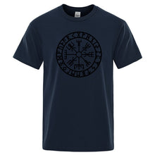 Load image into Gallery viewer, Men Vikings Odin Warrior Legend T Shirt Pure Cotton Tops Tee Novelty Men Short Sleeve Crewneck Tees Summer Cotton Mens T-Shirts
