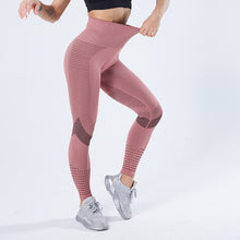 Load image into Gallery viewer, NORMOV Casual Women Leggings Fitness High Waist Push Up Patchwork Hollow Out Spandex.
