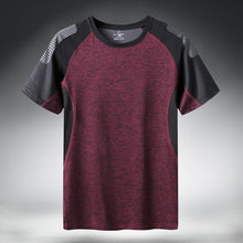 Load image into Gallery viewer, Quick Dry Sport T Shirt Men 2020 Short Sleeves Summer Casual Cotton Plus Asian Size M-5XL 6XL 7XL Top Tees GYM Tshirt Clothes
