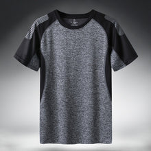 Load image into Gallery viewer, Quick Dry Sport T Shirt Men 2020 Short Sleeves Summer Casual Cotton Plus Asian Size M-5XL 6XL 7XL Top Tees GYM Tshirt Clothes
