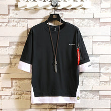 Load image into Gallery viewer, Fashion Half Short Sleeves Fashion O NECK Casual T-shirt Men's Cotton 2020 Summer Clothes TOP TEES Tshirt Plus Asian Size M-5X.
