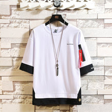 Load image into Gallery viewer, Fashion Half Short Sleeves Fashion O NECK Casual T-shirt Men's Cotton 2020 Summer Clothes TOP TEES Tshirt Plus Asian Size M-5X.
