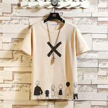 Load image into Gallery viewer, Short Sleeve T Shirt Men 2020 Summer High Quality Tshirt Top Tees Classic Brand Fashion Clothes Plus Size M-5XL O NECK
