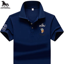 Load image into Gallery viewer, Summer men Polo Shirt 95%synthetic fiber Polo Shirt Mens Short Sleeve Polo Shirt men Embroidered Business Casual Polo Shirt 1733
