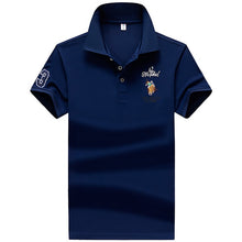 Load image into Gallery viewer, Summer men Polo Shirt 95%synthetic fiber Polo Shirt Mens Short Sleeve Polo Shirt men Embroidered Business Casual Polo Shirt 1733
