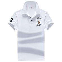 Load image into Gallery viewer, Summer men Polo Shirt 95%synthetic fiber Polo Shirt Mens Short Sleeve Polo Shirt men Embroidered Business Casual Polo Shirt 1733
