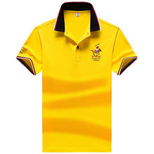 Load image into Gallery viewer, Summer men Polo Shirt 95%synthetic fiber Polo Shirt Mens Short Sleeve Polo Shirt men Embroidered Business Casual Polo Shirt 1733
