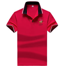 Load image into Gallery viewer, Summer men Polo Shirt 95%synthetic fiber Polo Shirt Mens Short Sleeve Polo Shirt men Embroidered Business Casual Polo Shirt 1733
