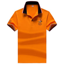 Load image into Gallery viewer, Summer men Polo Shirt 95%synthetic fiber Polo Shirt Mens Short Sleeve Polo Shirt men Embroidered Business Casual Polo Shirt 1733
