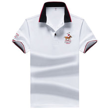 Load image into Gallery viewer, Summer men Polo Shirt 95%synthetic fiber Polo Shirt Mens Short Sleeve Polo Shirt men Embroidered Business Casual Polo Shirt 1733
