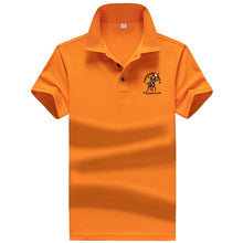 Load image into Gallery viewer, Summer men Polo Shirt 95%synthetic fiber Polo Shirt Mens Short Sleeve Polo Shirt men Embroidered Business Casual Polo Shirt 1733
