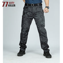 Load image into Gallery viewer, 77City Killer Tactical Pants Men Military Combat Waterproof Cargo Mens Pants Breathable SWAT Army.
