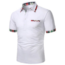 Load image into Gallery viewer, Men Polo Men Shirt Short Sleeve Polo Shirt Contrast Color Polo New Clothing Summer Streetwear Casual Fashion Men tops
